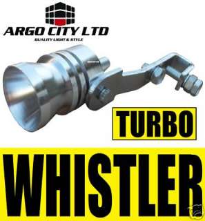 EXHAUST WHISTLER TURBO SOUND WIZZER TAIL PIPE TRIM TIP  