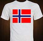 Norwegian Flag Norway Scandanavian T shirt