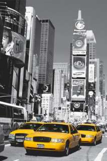 Fototapete Times Square New York Taxi   Größe 115 x 175 cm