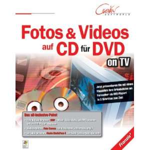 Fotos & Videos auf CD für DVD on TV  Software
