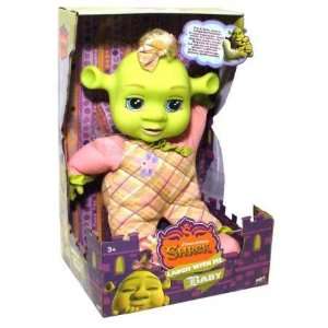Shrek   lachendes Oger Baby (ca. 35 cm), Rosa  Spielzeug