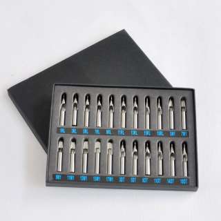 22 pc Gift Set Stainless Steel SS Tattoo Tips Kit Lot  