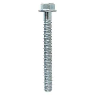   in. Zinc Plated Steel Hex Head Large Diameter Concrete Anchors 2 Pack