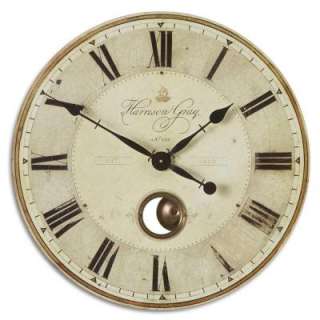 Southern Enterprises Antique Reproduction Round Wall Clock 06032 at 
