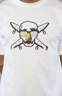 Fourstar Clothing The Disguise Tee in White  Karmaloop   Global 