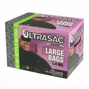 Ultrasac 33 gal. Large Trash Bag HMD 792763 