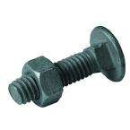 YARDGARD 3/8 16 x 2 in. Galvanized Carriage Bolt and Nut (10 Pack)