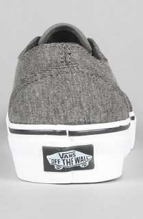 Vans The Era Laceless Sneaker in Heathered Black Fleece  Karmaloop 