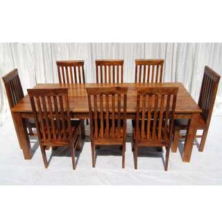   Kitchen Dining Table and Chairs Solid Hardwood Set for 8 People SALE