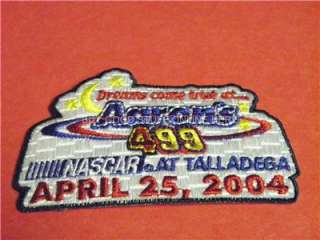 NASCAR Aarons 499 @ Talladega 4/25/04 Patch (P1)