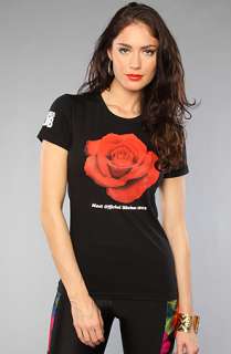 Married to the Mob The Rosie Tee in Black  Karmaloop   Global 