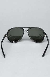 Ray Ban The 59mm Cats 5000 Sunglasses in Black  Karmaloop 