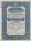 MEXICO RIO CONCHOS MINING CO stock certificate 1921