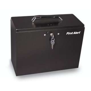 First Alert Steel Construction withDurable Powder Coat Finish File box