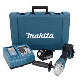 Makita LXT Lithium Ion 3/8 in. 18 Volt Cordless Angle Drill Kit BDA350 