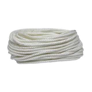 Crown Bolt 1/4 In. X 100 Ft. Braided Nylon & Polypropylene Rope White 