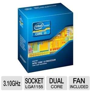 Intel Core i3 2100 BX80623I32100 Processor   Dual Core, 3MB L3 Smart 