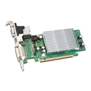 Palit GeForce 7200 GS Video Card   256MB DDR2, Supporting 512MB with 