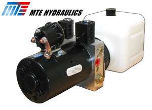 MTE Double Acting 12V DC Hydraulic Dump Trailer Pump