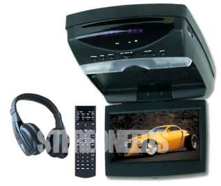 PLANET AUDIO 7 FLIP DOWN CAR ROOF MOUNT MONITOR BUILT IN DVD PLAYER 