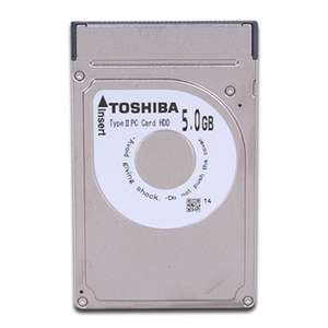 Toshiba / MK5002MPL / 5GB / 3990 RPM / 2MB / PCMCIA / Hard Drive at 