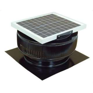   Black Solar Powered Roof Exhaust Fan ASF 14 C2 BL 
