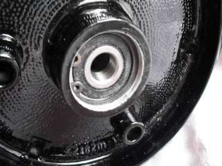 Simson S50 S51 Räder Felgen schwarz glänzend mit Bremsplatten in 