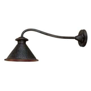   Imports Dark Sky Collection 9in. 1 Light Outdoor Wall Mount in Bronze