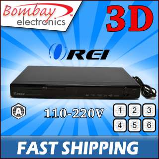 OREI BDP M1 Multi Region Free 2D/3D Blu Ray Player Zone A Only PAL 