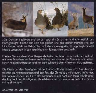 Gamserln schwarz & braun, Gamsjagd Österreich (Jagd DVD  