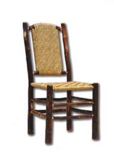 Rustic Hickory Arch Back Dining Chair  