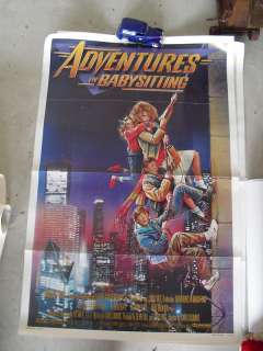 Vintage 1987 Adventures in Babysitting Movie Poster  