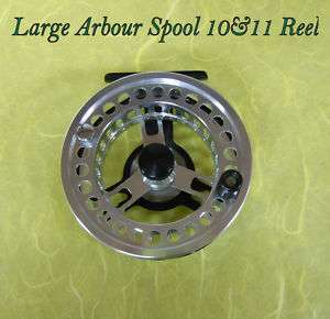 Machined large arbour 10&11 fly reel,right or left hand  