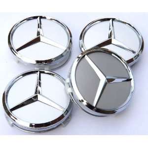 Mercedes Benz AMG style Alloy Wheel Centre Caps Hub Cover Badges 