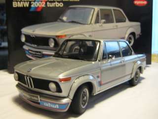 TADELLOS METALLMODELL KYOSHO BMW 2002 TURBO 118 NEU  