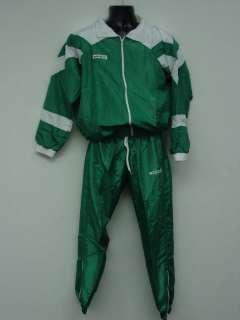 New Erima Soccer Wear Warm Up Set Jacket Pants M Green  