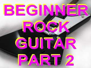 Beginner Rock Guitar Lessons Part 2 DVD Video Learn NOW  