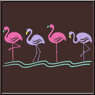   Pink Flamingoes T Shirt S,M,L,XL,2X,3X,4X,5X 100% Cotton New Flamingo