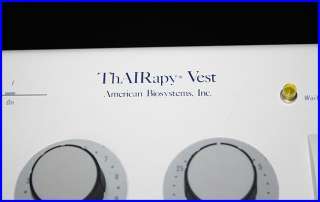 American Bio ThAIRapy Vest 103 Airpulse Gen SHIPS FREE  