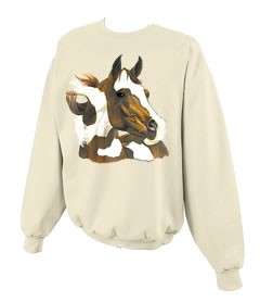 Paint Horse Crewneck Sweatshirt S  5x  