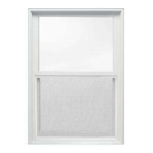   Double Hung, 26 1/8 in. x 36 3/4 in., White with LowE Glass and Screen