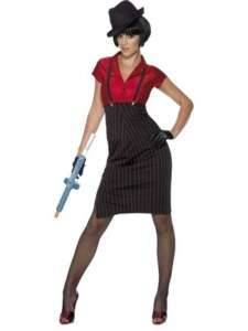 1920s Gangster Girl Adult Costume  