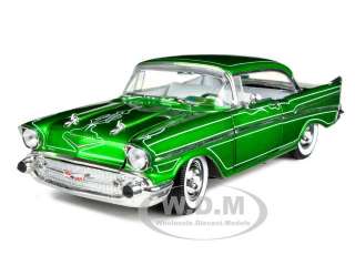 1957 CHEVROLET 210 BEL AIR PINSTRIPED BY TOM KELLY 1/24 BY M2 MACHINES 