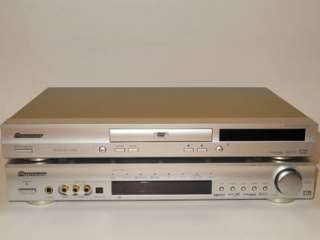 Pioneer DV 444 S DVD Player & Pioneer VSX C300 AV Receiver silber in 