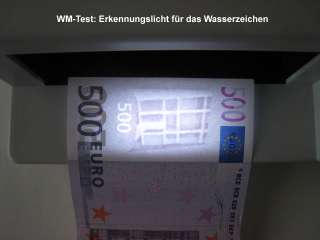 Geldprüfer, Geldtester, Geldscheinprüfer, UV MG WM Test 