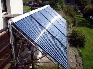 Solaranlage Komplett ORIGINAL POWERMAX 105 Vakuumrohre  