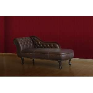 Chesterfield Recamiere Chaiselongue Lounge Chaise Sofa Leder  