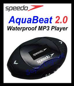 Speedo AquaBeat 2.0 Waterproof (BLACK 4GB) *NEW* 786096636278 