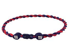 New York Giants Titanium Sport NFL Twist Necklace  