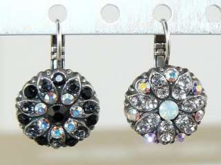 Mariana Handmade Swarovski Crystal Earrings 1029 Black or Clear  